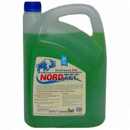 NORDTEC ANTIFREEZE Green G11 1,5 L Concetrate NORDTEC Антифриз зелёный (концентрат) (фото 1)