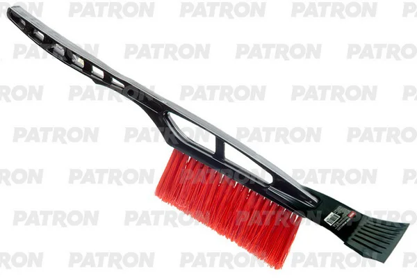 PAW500 PATRON Щетка для снега 500 мм, скребок 9.5 см, 2-х рядная щетина 160 мм (фото 1)