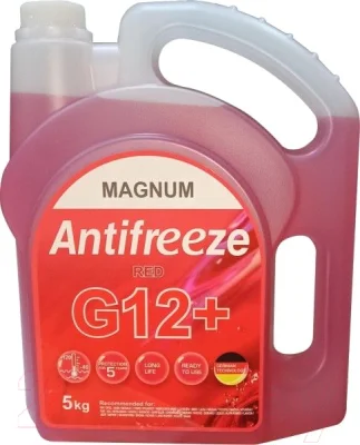 G12RPlus/5 MAGNUM Антифриз готовый к применению G12+ RED, 4.2 л (красный) (фото 1)