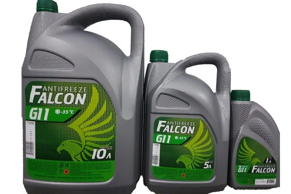 FALCON GREEN 5 FALCON Антифриз 5 кг, готовый зеленый, G11 (фото 1)