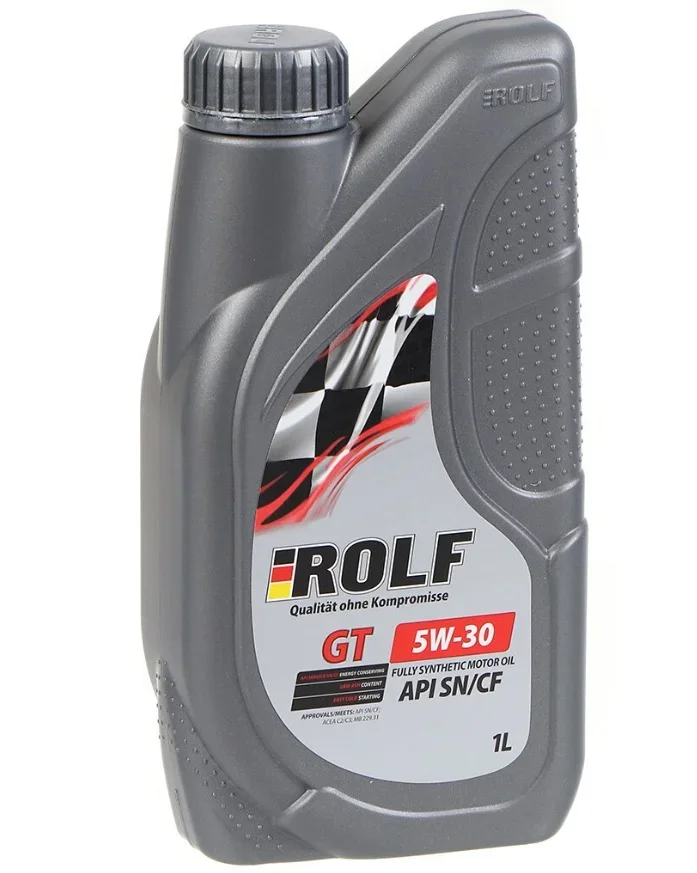 322619 ROLF Масло GT SAE 5W-30 API SN/CF 1л (фото 1)