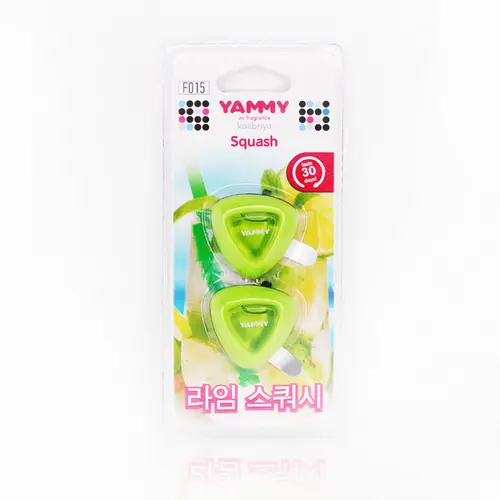 F015 YAMMY Ароматизатор на дефлектор, жидкий, аромат 'Squash', Корея (фото 1)