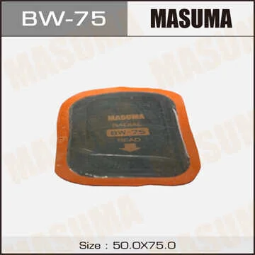 BW-75 MASUMA Заплатка для боковых порезов 52х75mm 1 слой корда (фото 1)