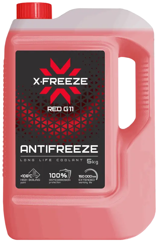 430206074 X-FREEZE Антифриз Red красный 5л. (фото 1)