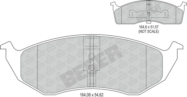 4197 BESER Колодки тормозные дисковые (фото 1)