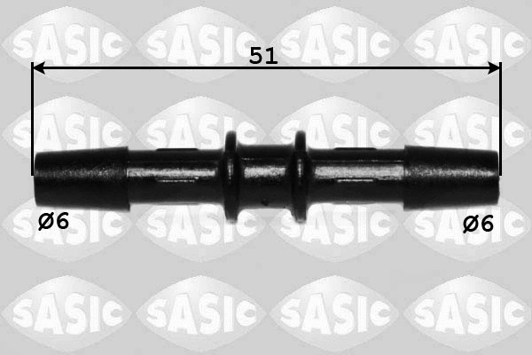 3980011 SASIC Соединитель шланга, топливный шланг (фото 1)