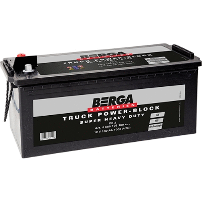 680108100A792 BERGA Стартерная аккумуляторная батарея (фото 1)