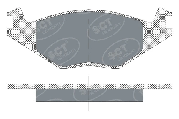 SP 115 PR SCT - MANNOL Комплект тормозных колодок, дисковый тормоз (фото 2)