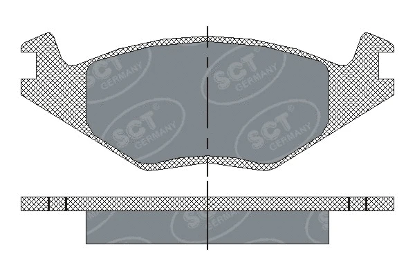 SP 116 PR SCT - MANNOL Комплект тормозных колодок, дисковый тормоз (фото 1)