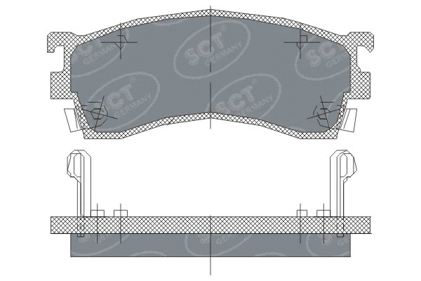 SP 125 PR SCT - MANNOL Комплект тормозных колодок, дисковый тормоз (фото 1)