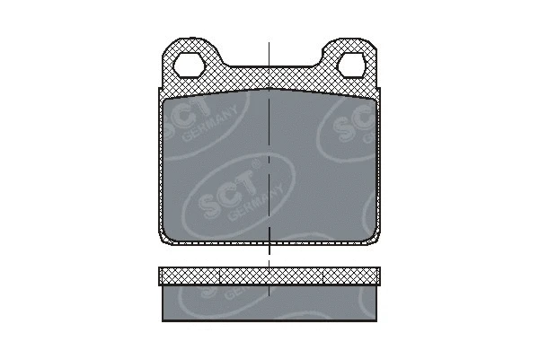 SP 126 PR SCT - MANNOL Комплект тормозных колодок, дисковый тормоз (фото 1)