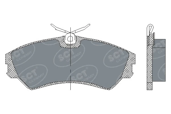 SP 129 PR SCT - MANNOL Комплект тормозных колодок, дисковый тормоз (фото 1)