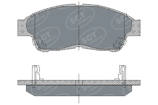 SP 134 PR SCT - MANNOL Комплект тормозных колодок, дисковый тормоз (фото 1)