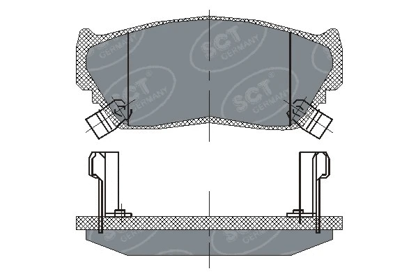 SP 135 PR SCT - MANNOL Комплект тормозных колодок, дисковый тормоз (фото 1)