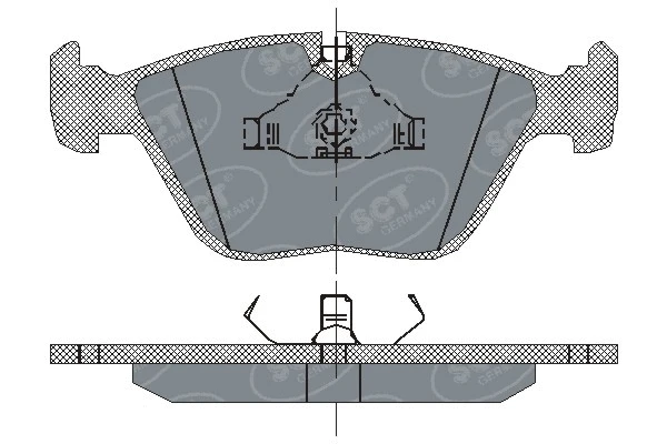 SP 138 PR SCT - MANNOL Комплект тормозных колодок, дисковый тормоз (фото 1)