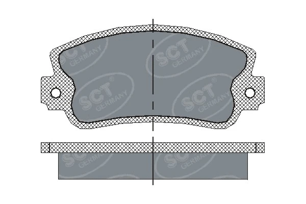 SP 143 PR SCT - MANNOL Комплект тормозных колодок, дисковый тормоз (фото 1)