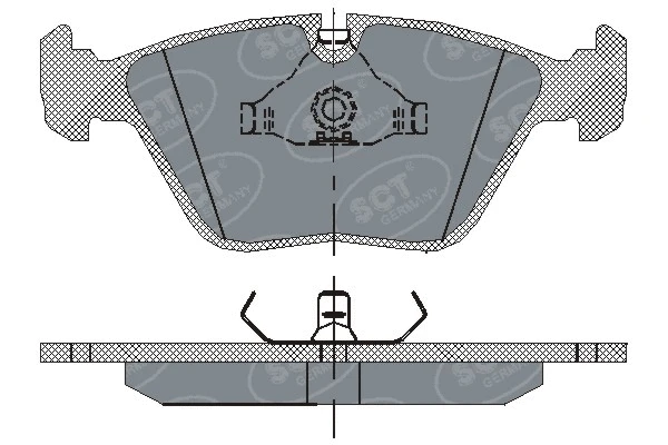 SP 152 PR SCT - MANNOL Комплект тормозных колодок, дисковый тормоз (фото 1)