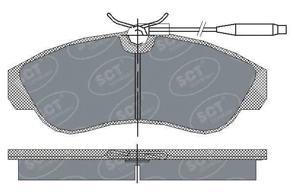 SP 183 PR SCT - MANNOL Комплект тормозных колодок, дисковый тормоз (фото 1)