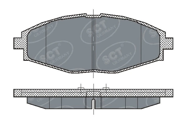 SP 213 PR SCT - MANNOL Комплект тормозных колодок, дисковый тормоз (фото 1)