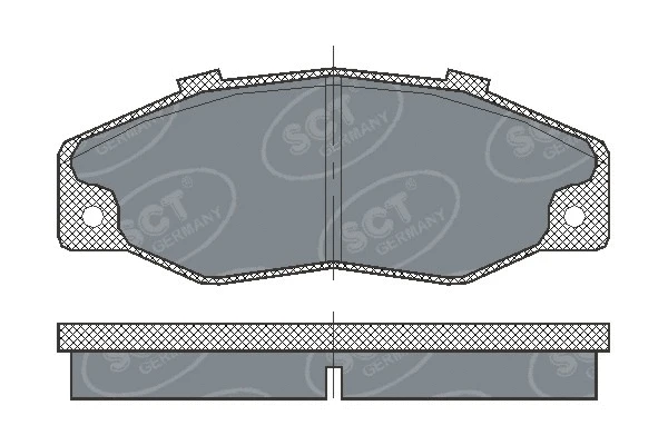 SP 218 PR SCT - MANNOL Комплект тормозных колодок, дисковый тормоз (фото 1)