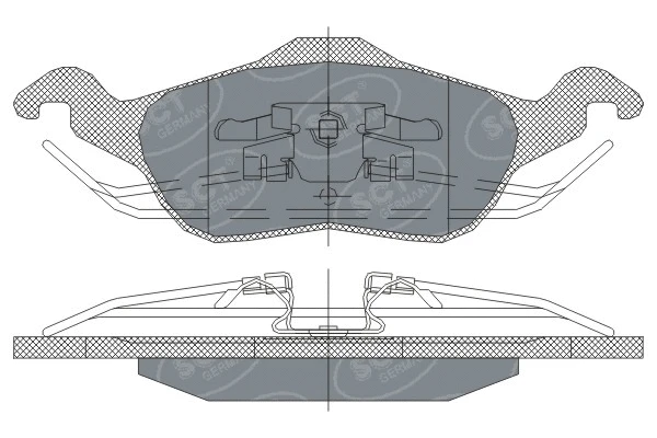 SP 237 PR SCT - MANNOL Комплект тормозных колодок, дисковый тормоз (фото 1)