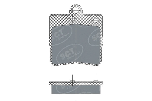 SP 247 PR SCT - MANNOL Комплект тормозных колодок, дисковый тормоз (фото 1)