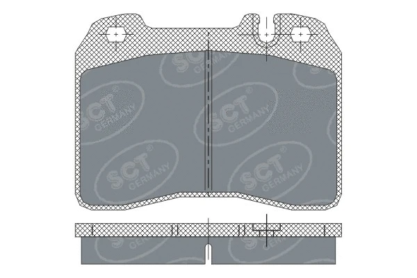 SP 249 PR SCT - MANNOL Комплект тормозных колодок, дисковый тормоз (фото 1)