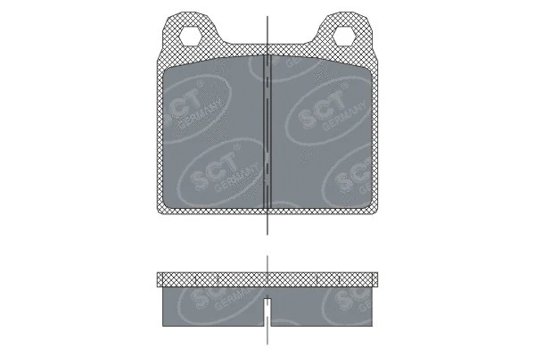 SP 251 PR SCT - MANNOL Комплект тормозных колодок, дисковый тормоз (фото 1)