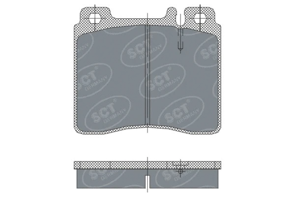 SP 256 PR SCT - MANNOL Комплект тормозных колодок, дисковый тормоз (фото 1)