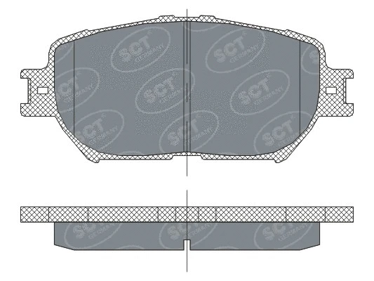 SP 275 PR SCT - MANNOL Комплект тормозных колодок, дисковый тормоз (фото 1)