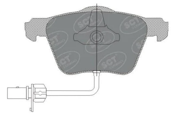 SP 282 PR SCT - MANNOL Комплект тормозных колодок, дисковый тормоз (фото 1)