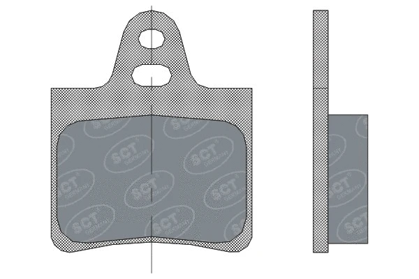 SP 292 PR SCT - MANNOL Комплект тормозных колодок, дисковый тормоз (фото 1)