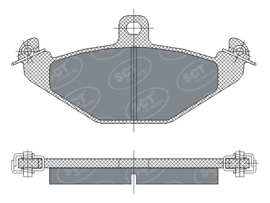 SP 298 PR SCT - MANNOL Комплект тормозных колодок, дисковый тормоз (фото 1)
