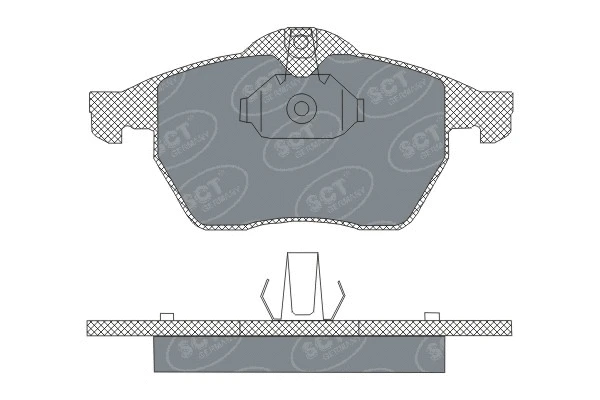 SP 303 PR SCT - MANNOL Комплект тормозных колодок, дисковый тормоз (фото 1)