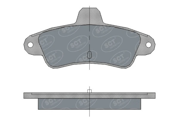 SP 304 PR SCT - MANNOL Комплект тормозных колодок, дисковый тормоз (фото 1)