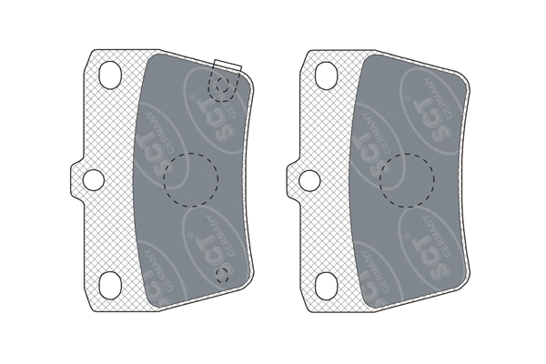 SP 309 PR SCT - MANNOL Комплект тормозных колодок, дисковый тормоз (фото 1)