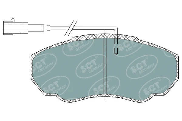 SP 318 PR SCT - MANNOL Комплект тормозных колодок, дисковый тормоз (фото 1)