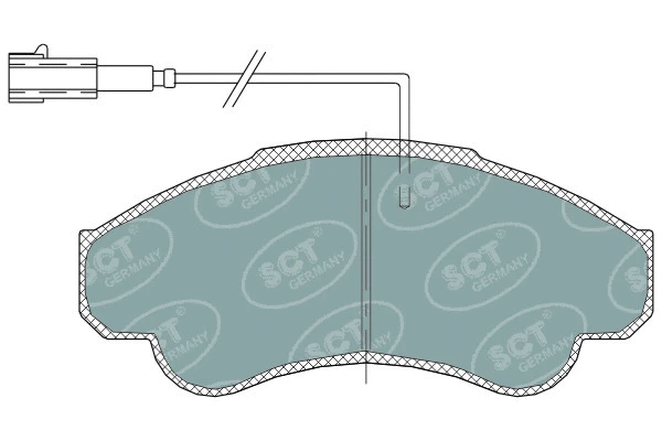 SP 322 PR SCT - MANNOL Комплект тормозных колодок, дисковый тормоз (фото 1)