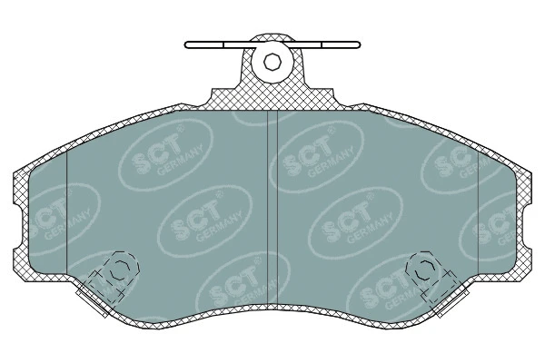 SP 323 PR SCT - MANNOL Комплект тормозных колодок, дисковый тормоз (фото 1)