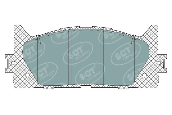 SP 325 PR SCT - MANNOL Комплект тормозных колодок, дисковый тормоз (фото 1)