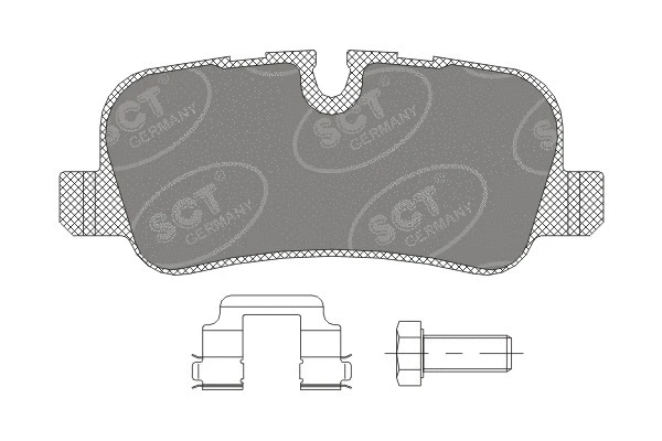 SP 330 PR SCT - MANNOL Комплект тормозных колодок, дисковый тормоз (фото 1)