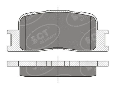 SP 334 PR SCT - MANNOL Комплект тормозных колодок, дисковый тормоз (фото 1)