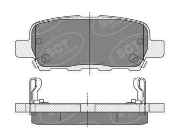 SP 339 PR SCT - MANNOL Комплект тормозных колодок, дисковый тормоз (фото 1)