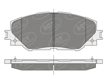 SP 342 PR SCT - MANNOL Комплект тормозных колодок, дисковый тормоз (фото 1)
