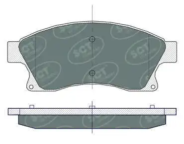 SP 359 PR SCT - MANNOL Комплект тормозных колодок, дисковый тормоз (фото 1)