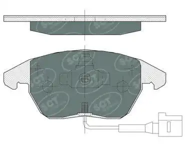 SP 367 PR SCT - MANNOL Комплект тормозных колодок, дисковый тормоз (фото 1)