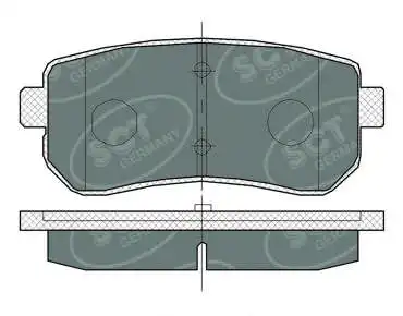 SP 380 PR SCT - MANNOL Комплект тормозных колодок, дисковый тормоз (фото 1)