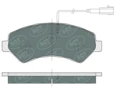 SP 387 PR SCT - MANNOL Комплект тормозных колодок, дисковый тормоз (фото 1)