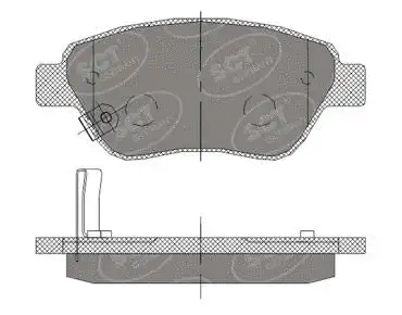 SP 406 PR SCT - MANNOL Комплект тормозных колодок, дисковый тормоз (фото 1)