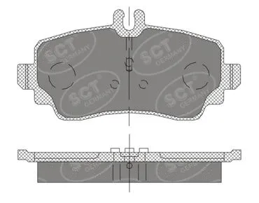 SP 411 PR SCT - MANNOL Комплект тормозных колодок, дисковый тормоз (фото 1)